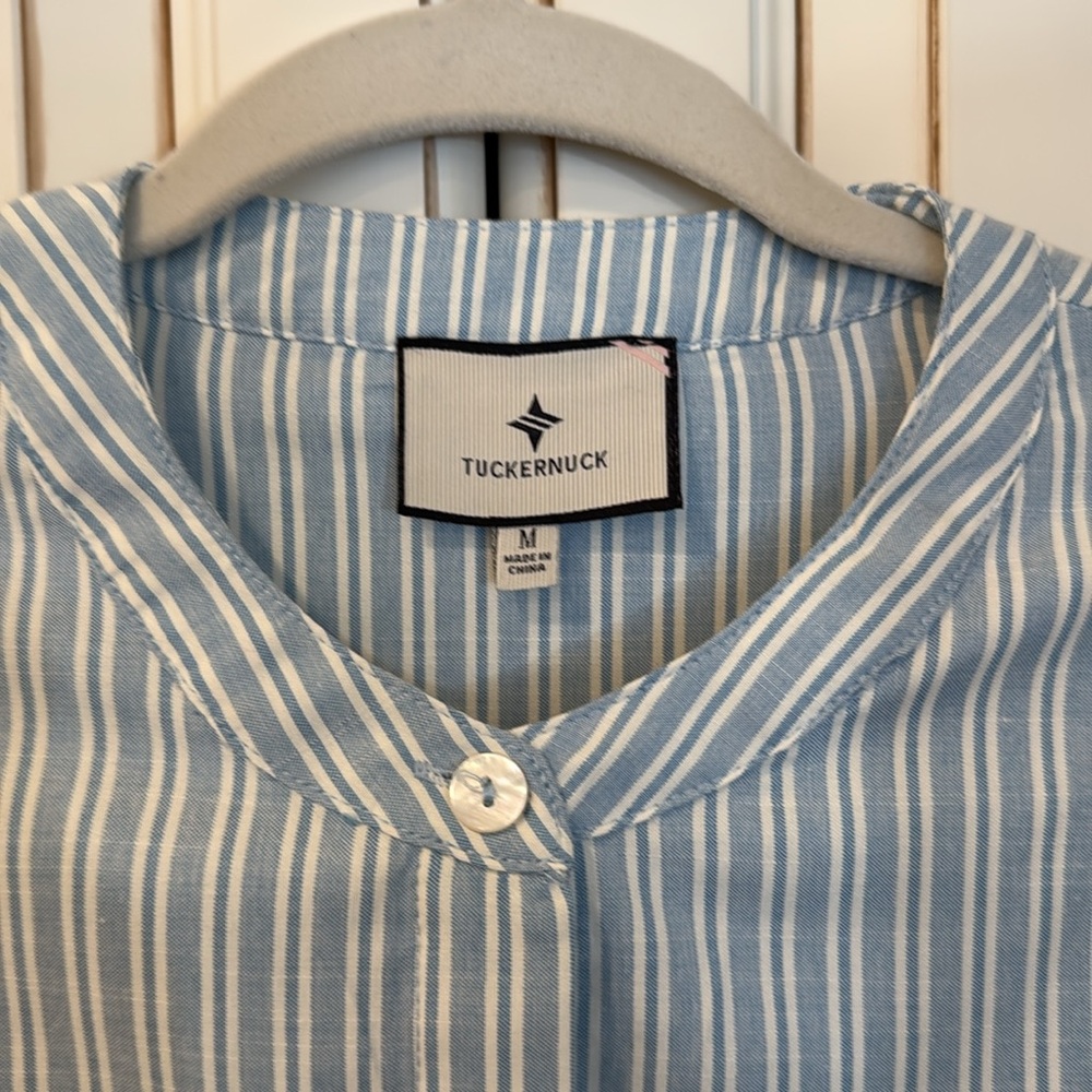 Tuckernut Sea Stripe Catherine Dress Sz M - Picture 2 of 8